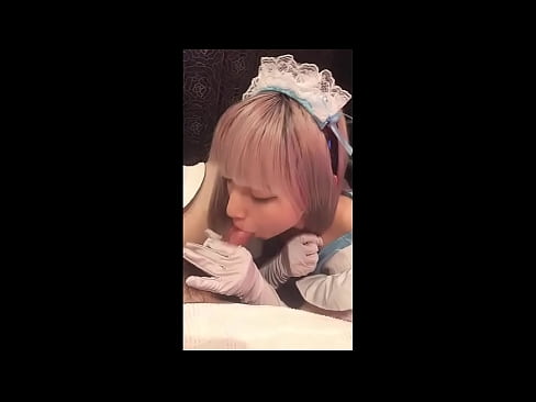 ❤️ Японский идол [mayuka], костюм французской горничной, часть 1, минет и дрочка с лосьоном ☑ Видео ебли у нас ️